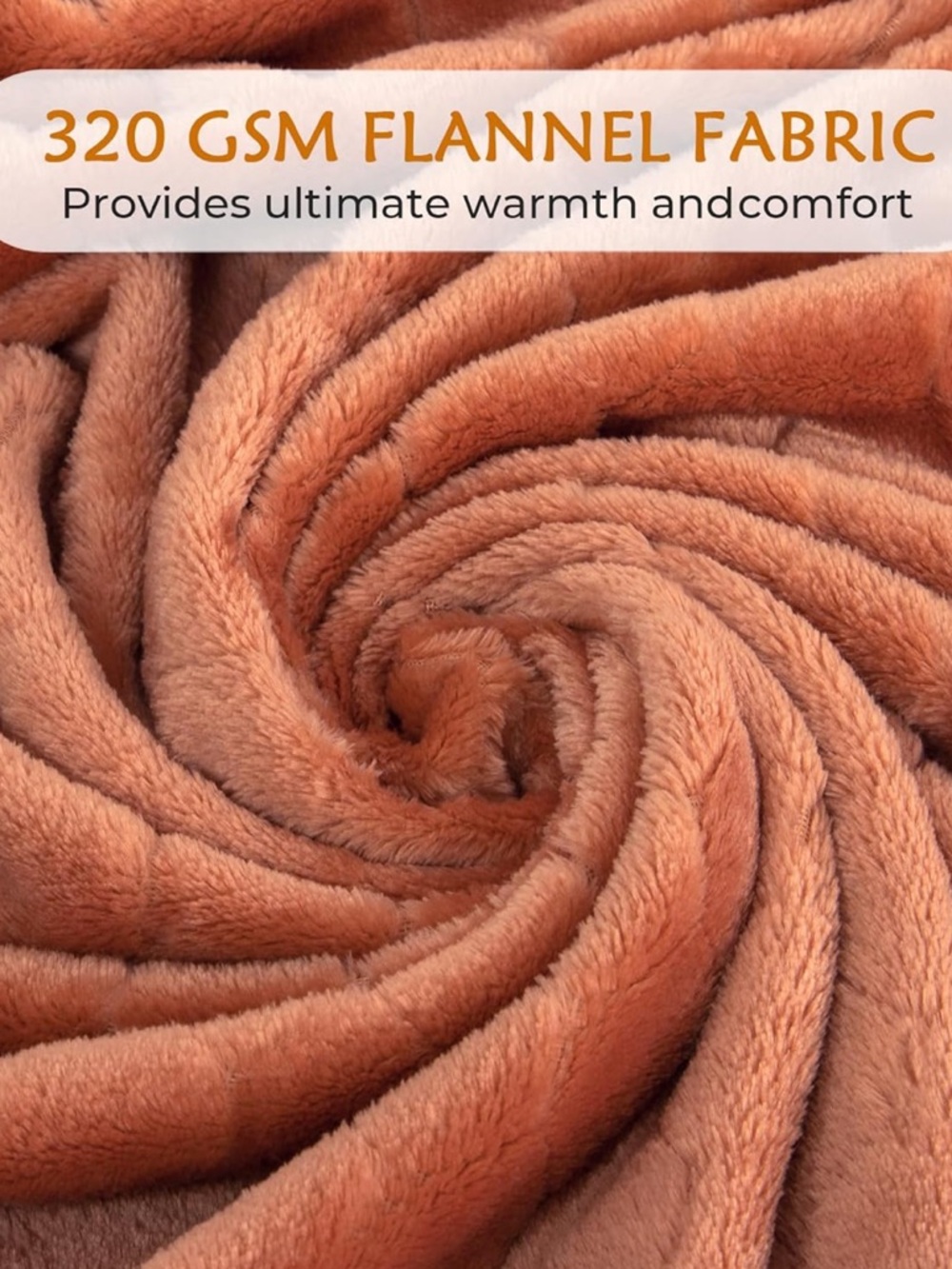 Super Soft Cozy Throw Blanket 50" x 60" - Picture 2 of 5